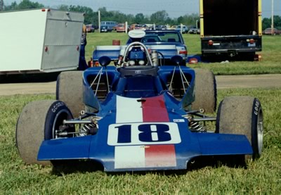 Steve Pieper's Lola T300 HU7 sitting in the paddock at Mid-Ohio 1973. Copyright Terry Capps 2013. Used with permission. Steve Pieper's Lola T300 HU7 sitting in the paddock at Mid-Ohio 1973. Copyright Terry Capps 2013. Used with permission.