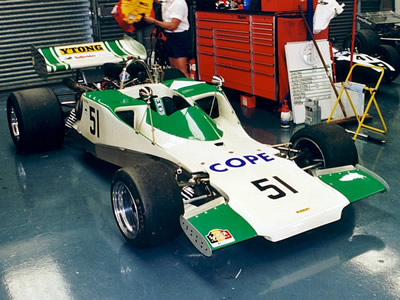 Nick Rini's T300 HU12 at Silverstone in 1999. Copyright Jeremy Jackson 2003. Used with permission. Nick Rini's T300 HU12 at Silverstone in 1999. Copyright Jeremy Jackson 2003. Used with permission.