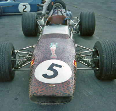 John Burke's 'Leopard' Lola T100 at Kirkistown in April 1970. Copyright Julian Massey 2010. Used with permission. John Burke's 'Leopard' Lola T100 at Kirkistown in April 1970. Copyright Julian Massey 2010. Used with permission.