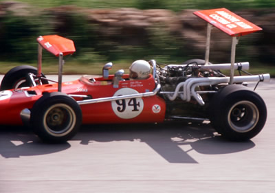 The highly modified T140 of Mike Hiss at the Road America "500" in July 1969. Copyright Tom Schultz 2006. Used with permission. The highly modified T140 of Mike Hiss at the Road America "500" in July 1969. Copyright Tom Schultz 2006. Used with permission.