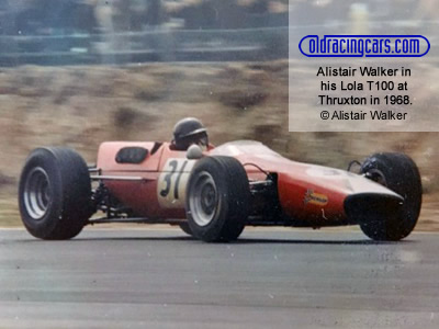 Alistair Walker in his Lola T100 at Thruxton in 1968. Copyright Alistair Walker 2020. Used with permission. Alistair Walker in his Lola T100 at Thruxton in 1968. Copyright Alistair Walker 2020. Used with permission.